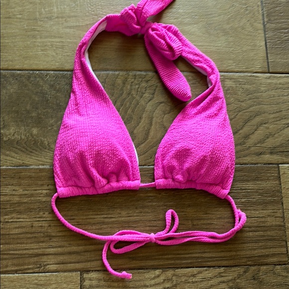 VYB Pink Halter Bikini Top - Picture 1 of 6